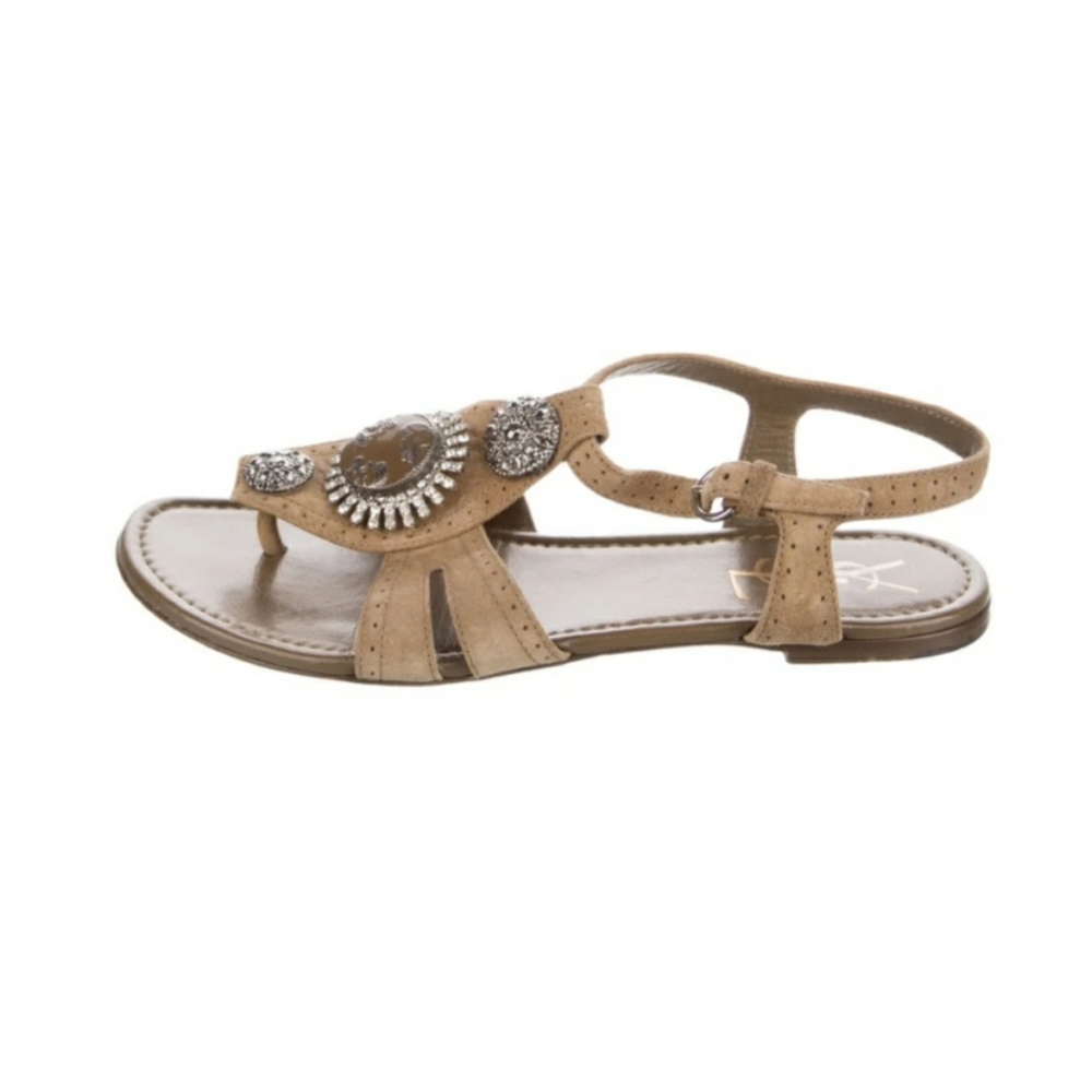 Yves Saint Laurent River Gauche Gladiator Sandal sz EU 37